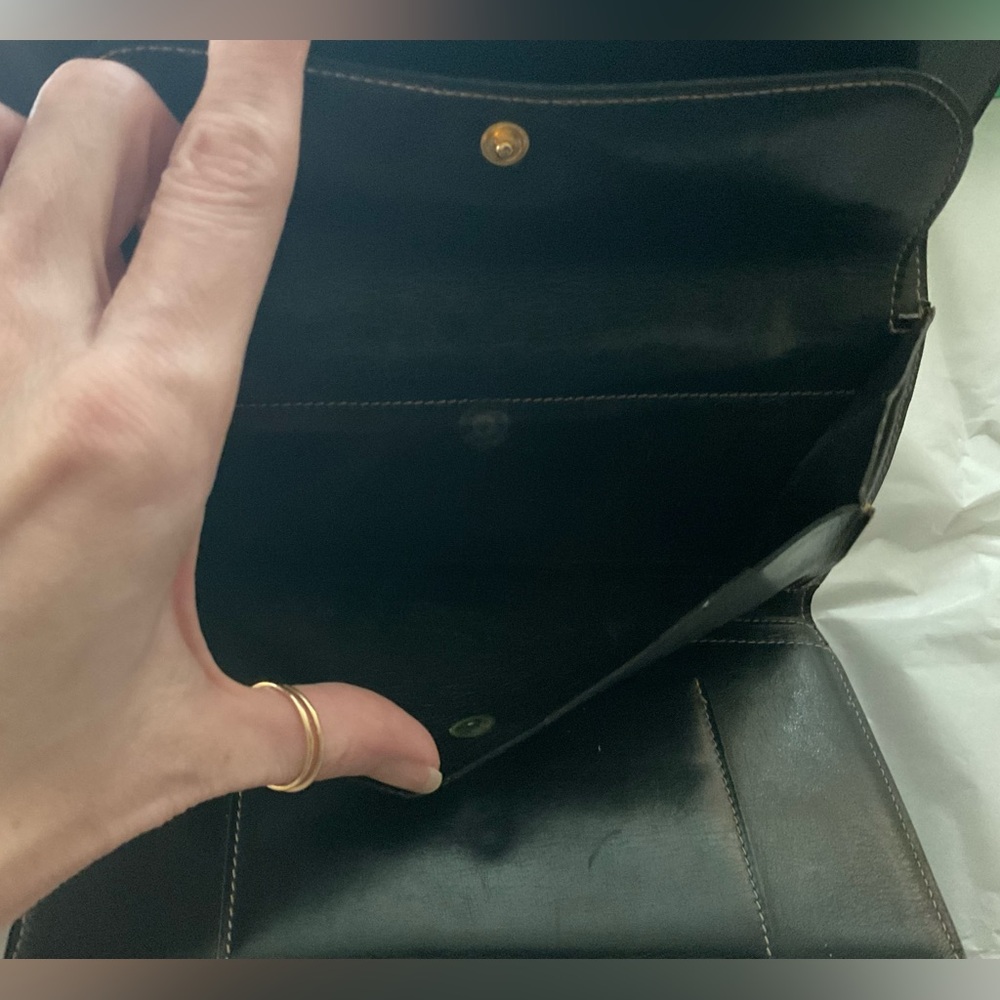 CELINE Vintage Horse Carriage Long Wallet – Archive Era. Made in Italy - Picture 6 of 14